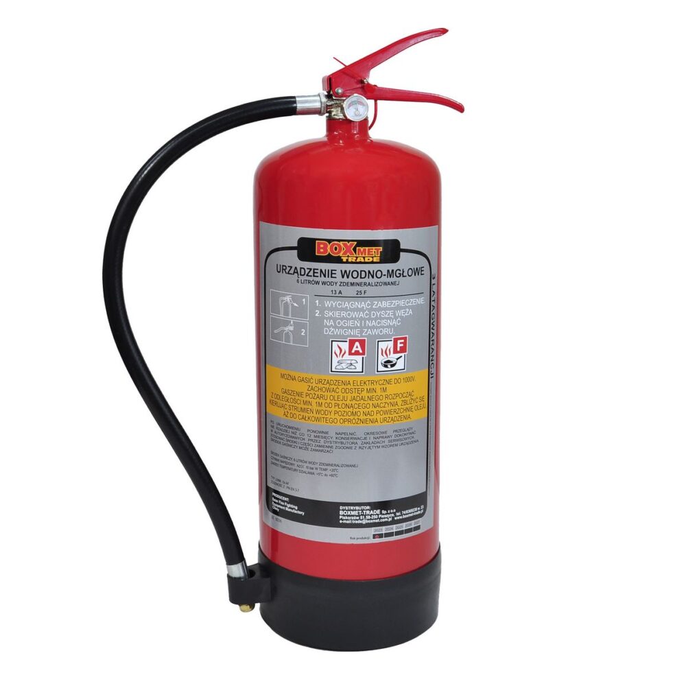 Urządzenie gaśnicze wodno mgłowe 6L Typ: UWM-6x AF