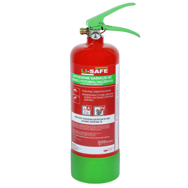 Urządzenie gaśnicze do instalacji fotowoltaicznych Li-Safe 2l
