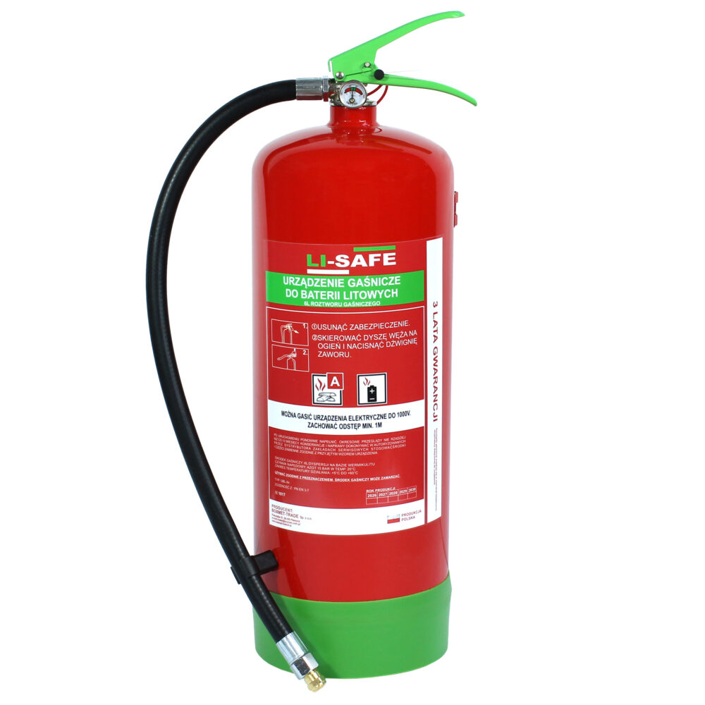 Urządzenie gaśnicze do baterii litowych Li-Safe 6l