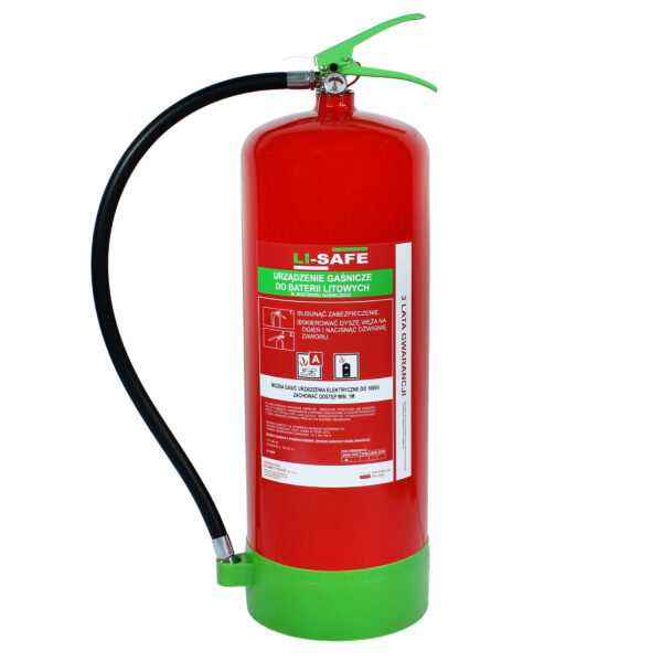 Urządzenie gaśnicze do baterii litowych Li-Safe 9l