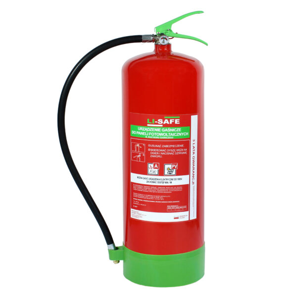Urządzenie gaśnicze do instalacji fotowoltaicznych Li-Safe 9l